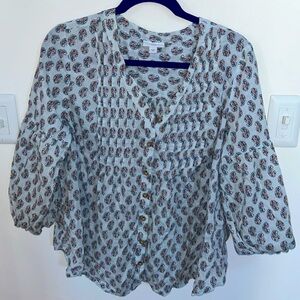 Bohemian puffy long sleeve